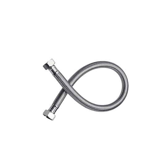 1/2 "x 1/2" स्टेनलेस स्टील ब्रेडेड नली 300 मिमी